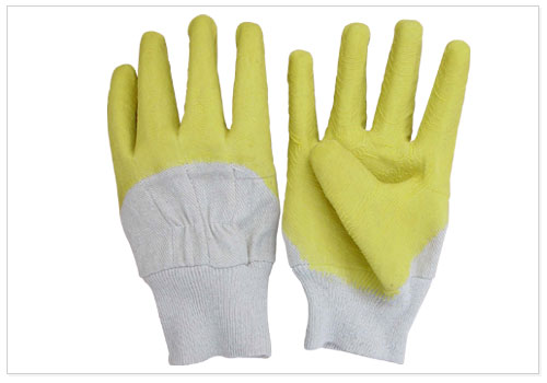 乳胶防滑手套,劳保手套 - 劳保手套系列-西安帆布手套